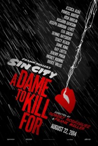 sin city 2 a dame to kill for movie poster